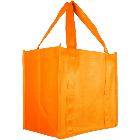 Orange Promotional Shopping Totes